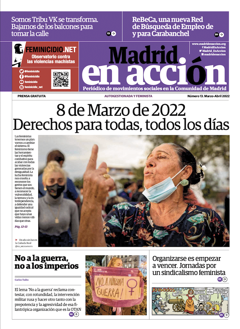Nº 13 de Madrid en Acción marzo-abril 2022