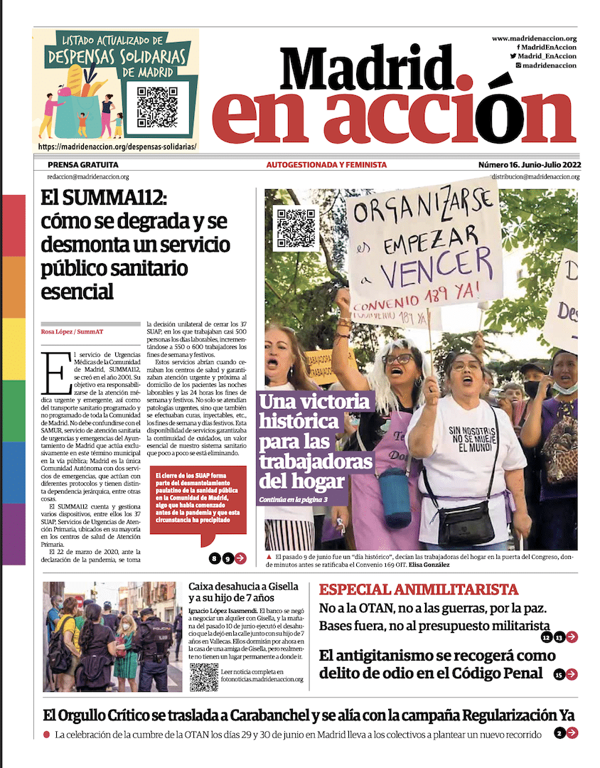 Madrid en Acción N.º 16 junio-julio 2021