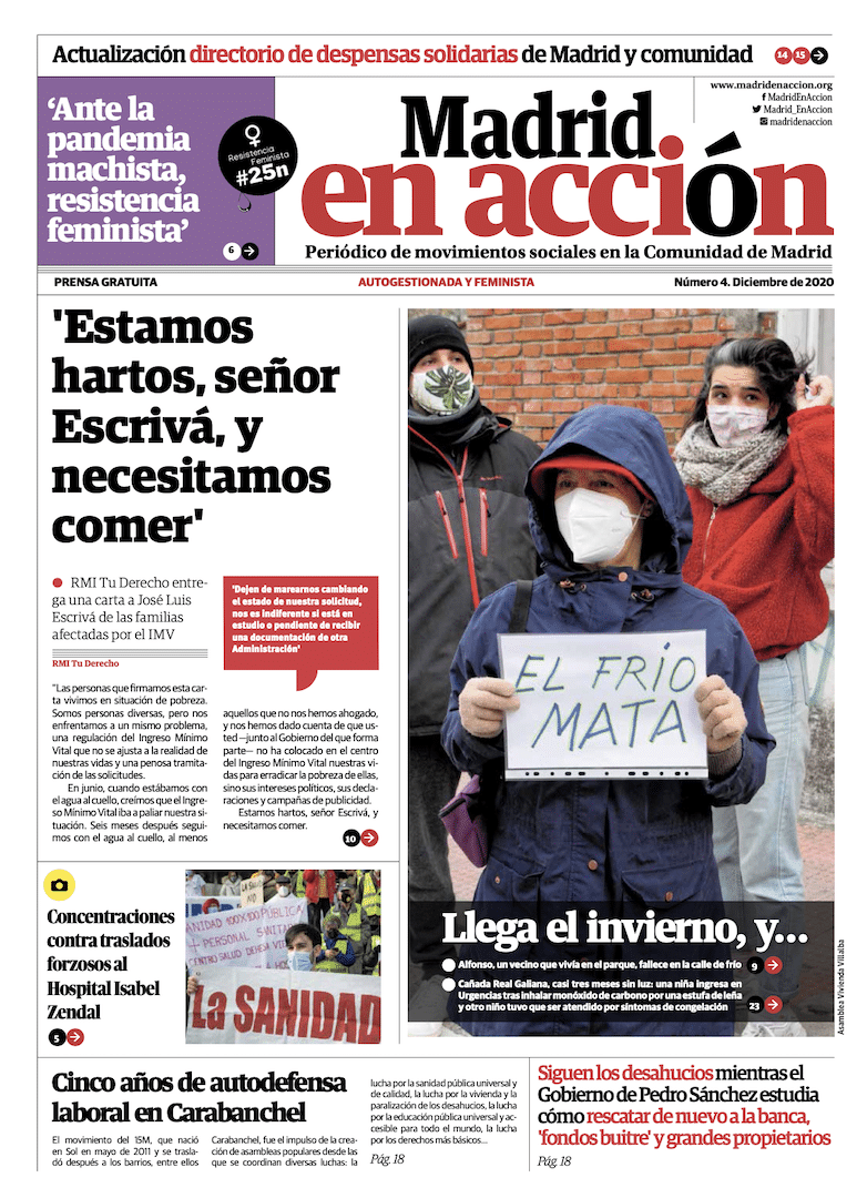 Nº 4 de Madrid en Acción diciembre 2020