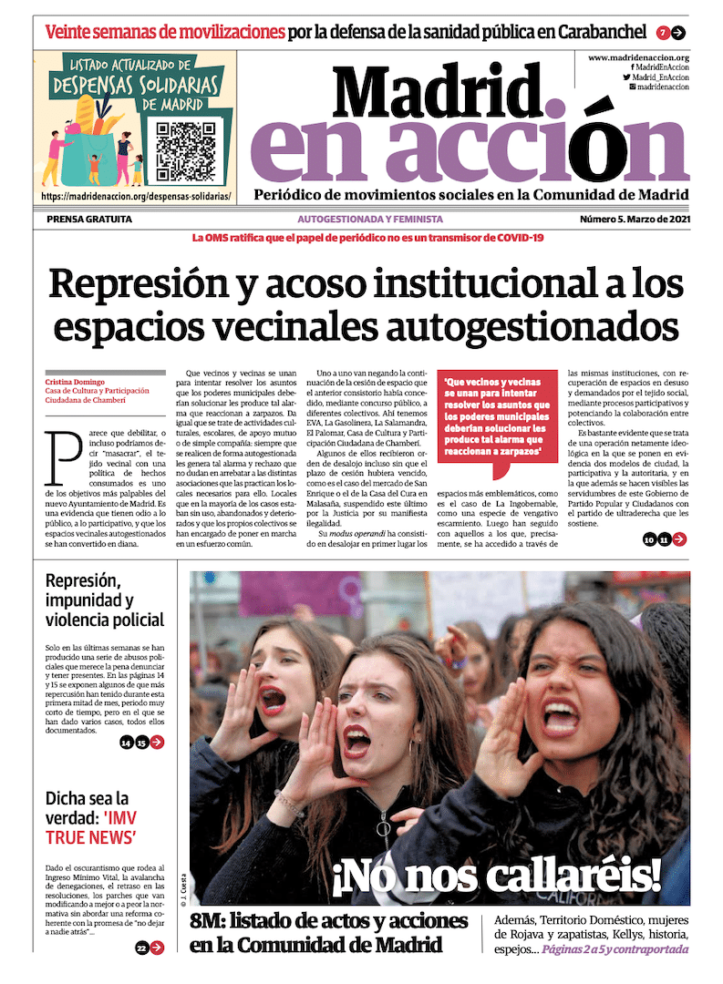Nº 5 de Madrid en Acción marzo 2021