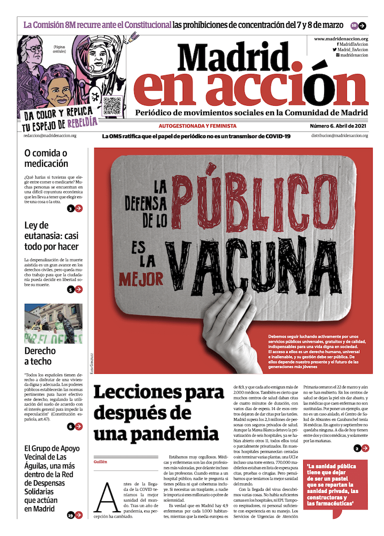 Nº 6 de Madrid en Acción abril 2021