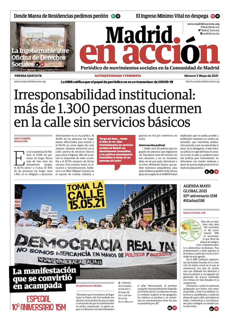 Nº 7 de Madrid en Acción mayo 2021