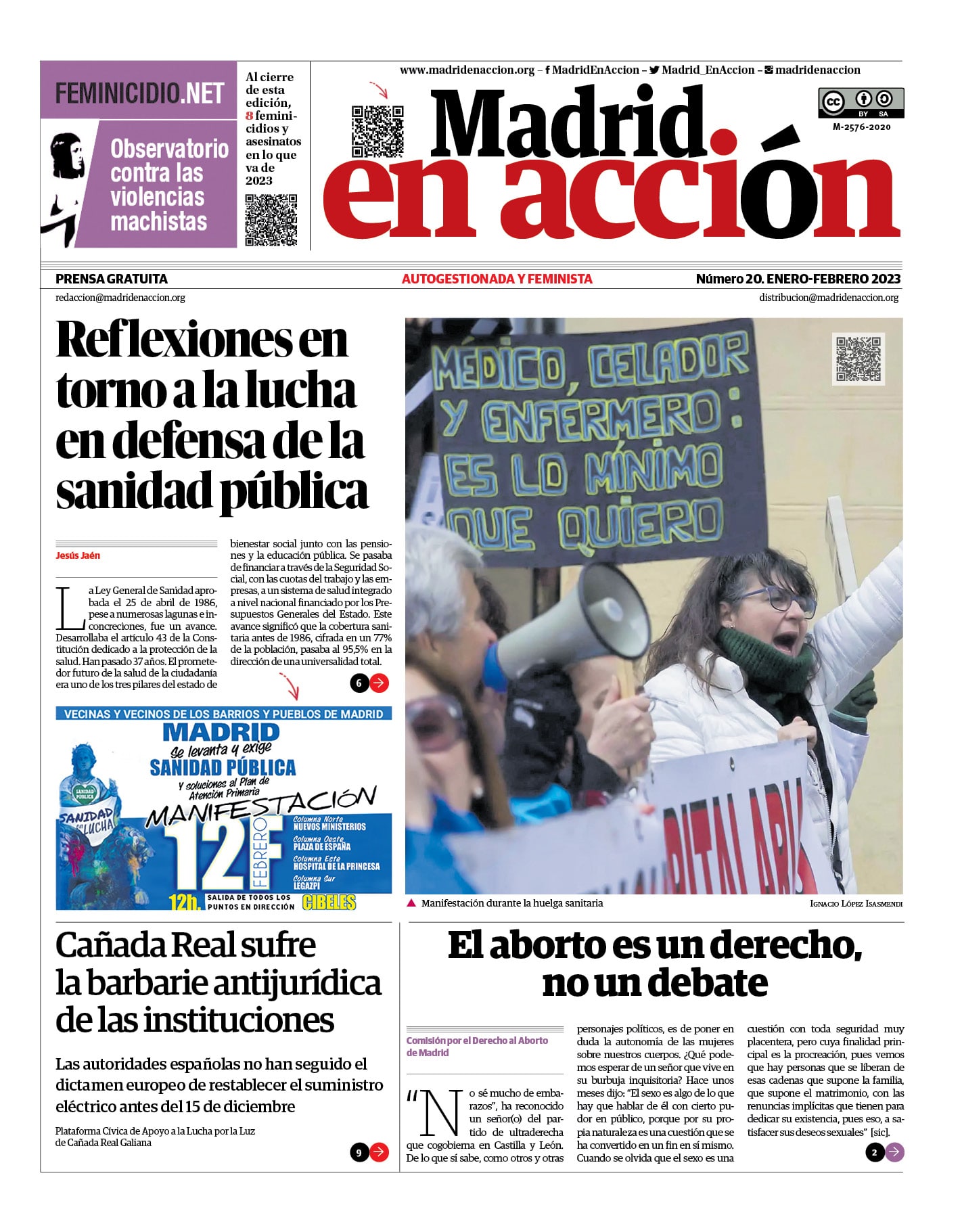 Madrid en Acción N.º 20 enero – febrero 2023