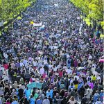 ▲ Los sanitarios del norte de Madrid dijeron “Presente”. DAVIXLACALLE
