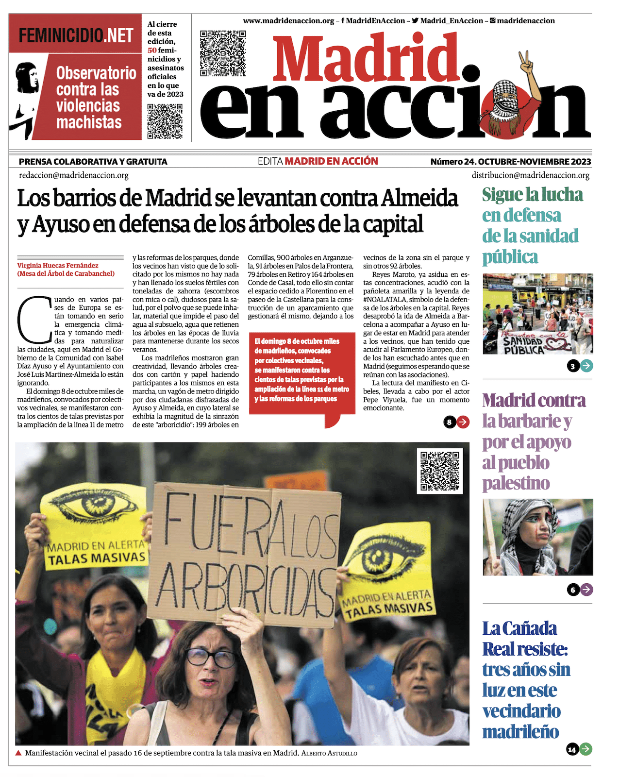 Ya está en las calles el número 24 de Madrid en Acción