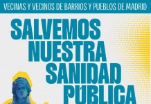 Manifestación 25 de mayo por la Sanidad Pública